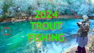 This SMALL River was LOADED with HUNGRY TROUT!