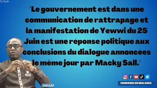 Badara Gadiaga : "Le gouvernement est dans une communication de rattrapage..."