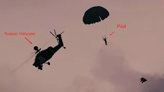 Russian MI-28 Helicopter was shot down by a direct hit from MANPADS | AA vs Aircraft | ARMA 3