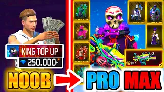 250.000💎DIAMONDS🔥ULTIMATE top up😱watch how many skins I got Free Fire 3