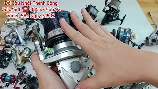 Video 561 | Máy Câu Cá Lô Mới Size 1000 - 10.000 | Shimano Cối Nông , Giá Từ 90k | 31/03