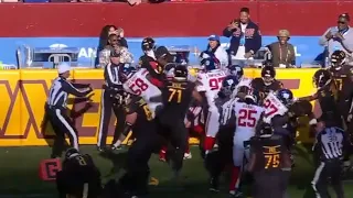 Commanders Giants BRAWL After Sam Howell Touchdown (MULTIPLE EJECTIONS) 😳