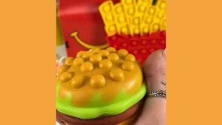 Fidgets That Look Like McDonalds Happy Meal Food ASMR #oddlysatisfying Video Part 2 #popit #asmr