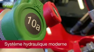 Aebi Terratrac Highlights, système hydraulique moderne