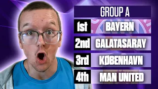 My Champions League 2023/24 Group Stage Predictions