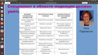 Некоторые навыки в работе медиатора