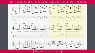 [Share Guitar Tabs] Never Going Back Again (Fleetwood Mac) HD 1080p