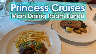 Princess Cruises 2024 Main Dining Lunch Menus & Food