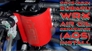 2015-2021 Subaru WRX Air Oil Separator Install