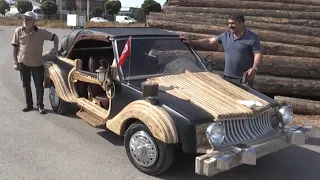 Wooden Convertible Took 2 Years to Build