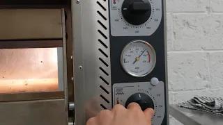 Electric pizza oven set up (CUPPONE)