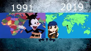 Yakko's World - 1991 vs 2019