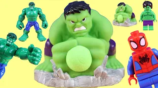 Hulk Family ! Hulk Cousin Hulk Has A Surprise - Frozen Batman Rescue Mission - Just4fun290 Plays