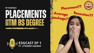 Placements of IIT Madras BS degree | Student Placement Council | Highest package? Worth it?😲🤔