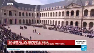 REPLAY - Watch the Tribute to Simone Veil, minister who fought for abortion rights