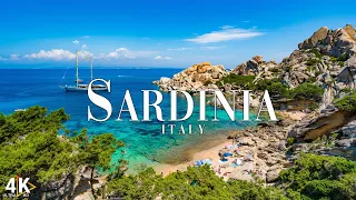 FLYING OVER SARDINIA (4K UHD) I Relaxing Music Along With Beautiful Nature Videos | 4K VIDEO HD