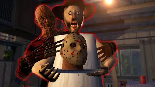 Granny killed Jason killed Freddy funny animation part 184
