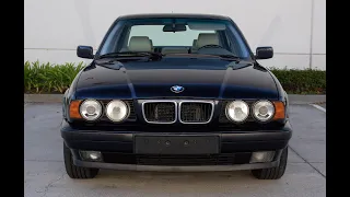 94 BMW 525tds driving
