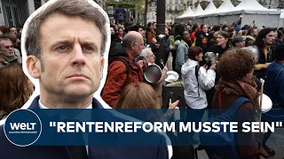 FRANKREICH: Fernsehansprache von Präsident Emmanuel Macron! "Die Rentenreform musste sein"