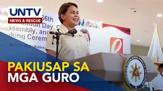 VP Duterte, kinilala ang sakripisyo ng mga guro sa gitna ng pandemya