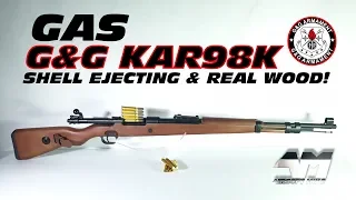 G&G KAR98K / GAS POWERED / SHELL EJECTING / REAL WOOD / G980 SE Airsoft Unboxing