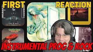 INSTRUMENATAL PROG & ROCK REACTION to Steve Hackett / Gentle Giant / ELO / Mark Knopfler / Camel