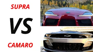 Toyota Supra vs. Chevy Camaro