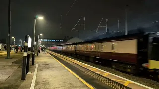 Deltic 55022 D9000 flying thru Grantham with 1Z70 Edinburgh to London Kings Cross