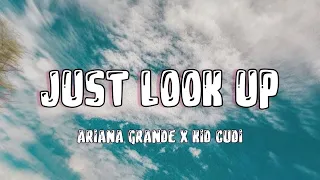 Ariana Grande & Kid Cudi - Just Look Up (From 'Don’t Look Up') (Lyrics Video)