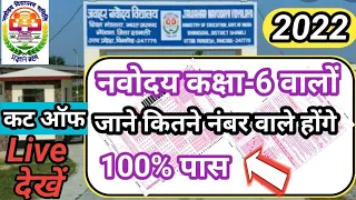 🔥JNV Entrance Exam Cutoff2022Class6/NavodayaVidyalayaCutOff