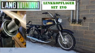 Einbau und Bewertung | Lenkkopflager Set EVO | Langtuning | Endurolenkkopf Simson S51 Tuning