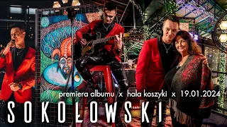 Sokołowski - premiera albumu "Taki jak ja" i wernisaż obrazu Skawińskiego - 19.01.24 - Hala Koszyki