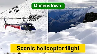 Queenstown scenic helicopter flight and alpine landing (magnificent view of the snowfield)