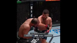 Calvin Kattar vs Giga Chikadze | All the elbows