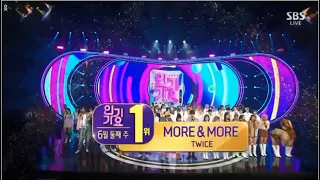 [TODAY WINNER] 200614 TWICE (트와이스) 5th Win + Encore with MORE & MORE on 인기가요 Inkigayo