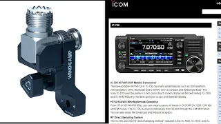 ICOM IC-705 WINDCAMP RC-2