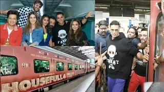 Akshay Kumar & Housefull 4 Star Cast Travel In A Train From Mumbai - Delhi To Promote Their Film