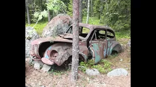 Ifa F9 and Suzuki SJ410 forest finds - Urbex Finland