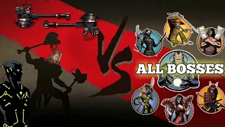 Shadow Fight 2 Special Edition Gameplay Walkthrough Part 82 - Thunder Hammers vs All Bosses