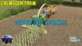 WE ARE CHOPPING CORN!!! Calmsden Farm Ep 44 - Farming Simulator 22