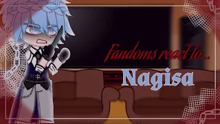 •|Fandoms react to each other: Nagisa Assassination Classroom|•|4/10|•