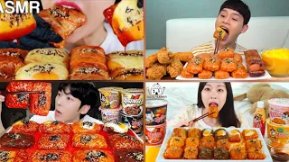 Noodles wrapped with rice paper | Asmr Mukbang Compilation