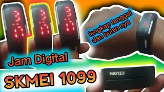 Cara seting jam tangan SKMEI 1099, Review jam tangan digital skmei 1099