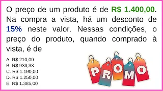 📌 VOCÊ SABE RESOLVER QUESTÕES DE PORCENTAGEM?  | MATEMÁTICA BÁSICA @canalensinofundamental