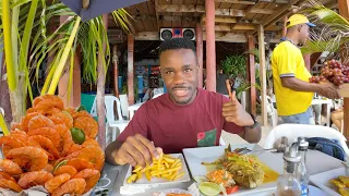 Amazing SeaFood Street Food at Boca Chica Beach