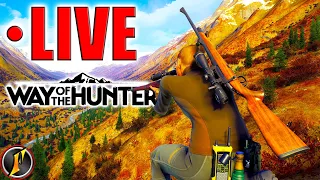 Chasing Trophies on Way of the Hunter's Aurora Shores!! | LIVE!
