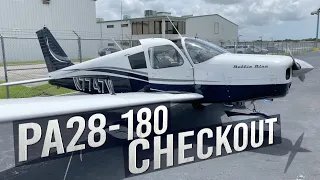 I Get Checked Out To Fly A PA28-180