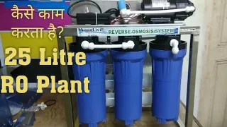 How 25 Litre Commercial RO System Works ?