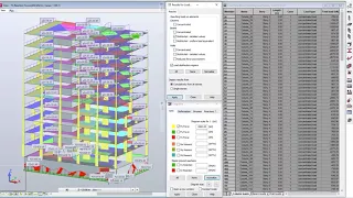 Robot Structural Analysis Professional 2023: Gravity analysis with Load Takedown Method