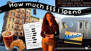 What I Spend in a Week as a 23 Year Old Living in NYC